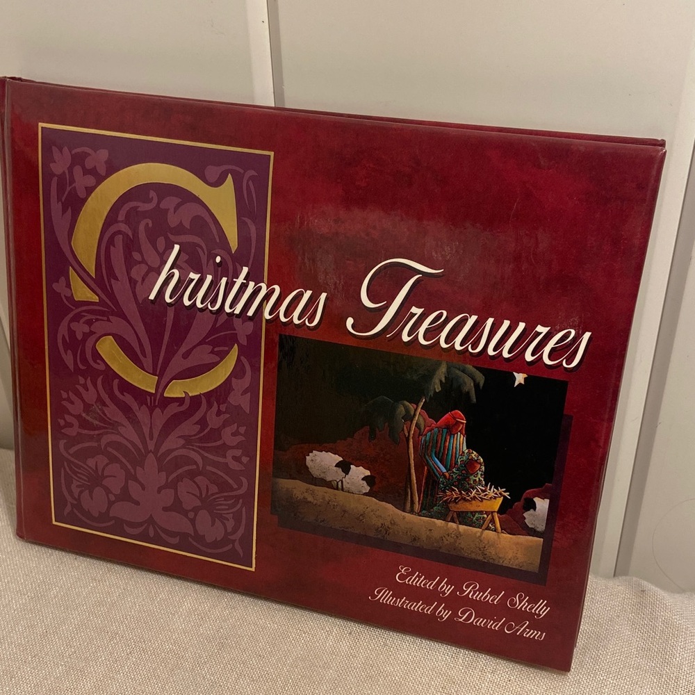 Vintage Christmas Treasures Book Rubel Shelly David Arms Christian quotes 90s